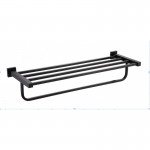 Towel Shelf - Black Square 2100-12